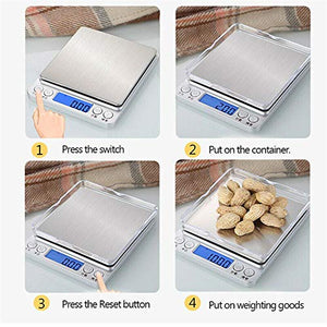 Bilancia da Cucina Digitale con Carica USB,Bilance per Alimentari... - Ilgrandebazar