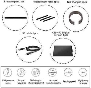 Wacom OneByWacom Small Tavoletta Grafica con Penna, Compatibile