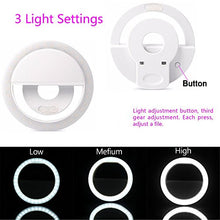 Carica l&#39;immagine nel visualizzatore di Gallery, AUTOPkio Selfie Ring Light, 36 LED Light USB ricaricabile per Charge - Ilgrandebazar