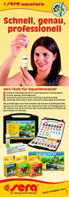Carica l&#39;immagine nel visualizzatore di Gallery, sera 04000 Aqua-Test Set, Valigetta, Imparare a Conoscere Il PH, GH, KH, NO2... - Ilgrandebazar