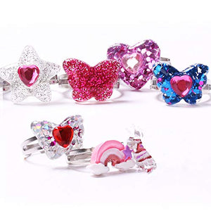Bambini farfalla anello – bambino arcobaleno – Anello regolabile Little... - Ilgrandebazar