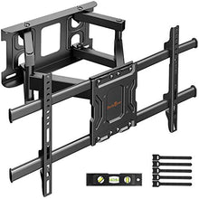 Carica l'immagine nel visualizzatore di Gallery, Supporto TV con Braccio Girevole ed Estendibile- Supporto per Montaggio su Parete per TV da 37"-70”, Max VESA 600x400, Supporto Ultra Resistente 60 kg