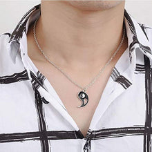 Carica l&#39;immagine nel visualizzatore di Gallery, yin yang collana,Ciondolo 2pc Collana Ciondolo Tai Chi Yin Yang White&amp;black - Ilgrandebazar