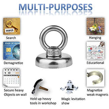 Carica l&#39;immagine nel visualizzatore di Gallery, Magneti al Neodimio da Pesca N52 Super Strong Magnet con N32mm(32KG) - Ilgrandebazar