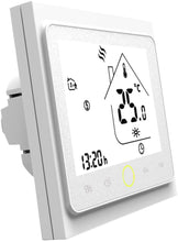 Carica l'immagine nel visualizzatore di Gallery, Termostato WiFi per Caldaia a Gas,Termostato Caldaia Schermo LCD Touch Button Retroilluminato Programmabile con Alexa e Telefono APP-Bianco