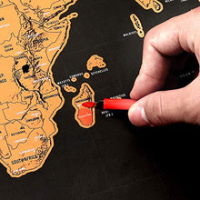 Carica l&#39;immagine nel visualizzatore di Gallery, CAMWAY Mappa del Mondo da Grattare,Scratch Map World Extra Large 82X59...