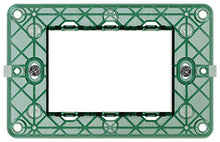 Carica l&#39;immagine nel visualizzatore di Gallery, Supporto Vimar Plana 3 Moduli +Viti 14613 - Ilgrandebazar