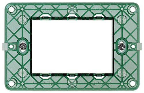 Supporto Vimar Plana 3 Moduli +Viti 14613 - Ilgrandebazar