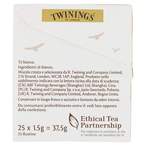 Twinings Pure White Tea 25 Filtri