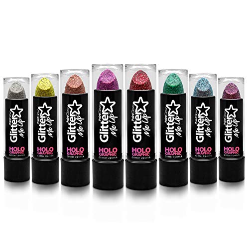Glitter Me Up! Olografico glitter rossetto 4.5g (8 pezzi) di lunga durata...