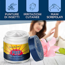 Carica l'immagine nel visualizzatore di Gallery, PREP Crema Dermoprotettiva, Per Irritazioni, Crema Idratante Viso, Lenitiva, Per Tutti I Tipi Di Pelle, Formato Vaso, 75 Millilitro