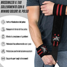 Carica l&#39;immagine nel visualizzatore di Gallery, BEAST RAGE Polsiere Palestra Sollevamento Fasce da Polso Cinghie Donna &amp; Uomo Polsini Palestra Per Gym Bodybuilding Crossfit Calistenics,Polsini, bendaggi per il polso