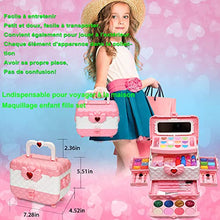 Carica l'immagine nel visualizzatore di Gallery, EVACOK Set di Trucchi per Bambini e Bambine, 57 pezzi Set per il Trucco per Bambini, per ragazze, Giocattoli, Halloween, Natale, Regalo di Compleanno per Ragazze 4, 5, 6, 7, 8, 9, 10 anni