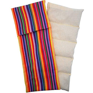 Cuscino termico "ARCOBALENO" - con coperchio lavabile - 50 x 20 cm (XL) -... - Ilgrandebazar