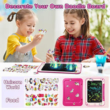 Carica l'immagine nel visualizzatore di Gallery, TEKFUN Tavoletta Grafica 8.5 Pollici, LCD Lavagna Cancellabile Bambini, Giocattolo per 2 3 4 5 6 7 anni Regali di Compleanno per Ragazzi (Rosa)