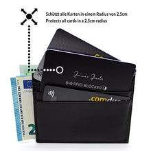 Carica l'immagine nel visualizzatore di Gallery, Protezione RFID per carte di credito JAIMIE JACOBS (blocco Nero E Bianco - Ilgrandebazar
