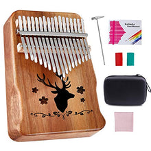 Carica l&#39;immagine nel visualizzatore di Gallery, Kalimba Thumb Piano 17 tasti, Topnaca Finger Con Istruzioni, Mbira... - Ilgrandebazar