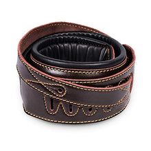 Carica l&#39;immagine nel visualizzatore di Gallery, Mugig Tracolla per Chitarra in Pelle, Doppio Spessore, Regolabile da... - Ilgrandebazar