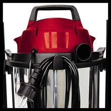 Carica l&#39;immagine nel visualizzatore di Gallery, Einhell TC-VC 1812 S Aspiratutto Solidi/Liquidi, 1250 W, 80 Decibel, Rosso,... - Ilgrandebazar