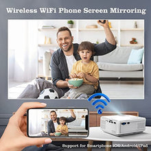 Carica l&#39;immagine nel visualizzatore di Gallery, Proiettore Wifi Bluetooth, Artlii Enjoy2 Proiettore Portatile Supporta 1080P, Schermo Massimo 300&quot; per Home Cinema, Videoproiettori Compatibile con Smartphone/iOS/Android/PC/TV Stick