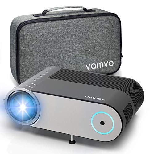 Proiettore, Vamvo Videoproiettore Portatile 1280*720p, Display da 200