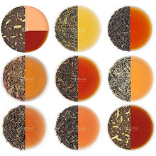 Carica l&#39;immagine nel visualizzatore di Gallery, VAHDAM, Tè assortito in foglie sfuse - 10 TASTI, 50 PORZIONI - nero, tè...