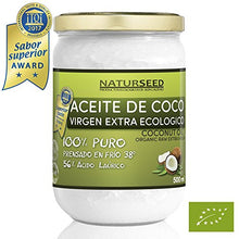 Carica l&#39;immagine nel visualizzatore di Gallery, Naturseed , Olio Di Cocco Extra Vergine da 500 ml , Cibo biologico, GRATIS...