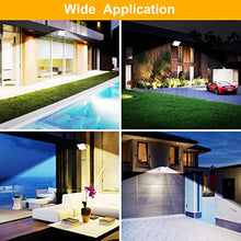 Carica l&#39;immagine nel visualizzatore di Gallery, RISEMART Lampada solare per esterni, 118 LED Luce Solare Led Esterno con Sensore di Movimento Luci Solari da Esterno con Telecomando, 3Modes, IP65 Impermeabile, cavo da 5m Giardino Garage [1 Pezzi ]