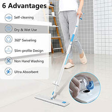 Carica l&#39;immagine nel visualizzatore di Gallery, JASHEN Lavapavimenti a Spruzzo, Spray Mop con 4 Panni Sostituibili, Scopa... - Ilgrandebazar