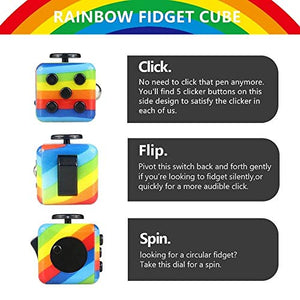 Yetech Arcobaleno Cubo Anti-Stress , Ansia Relief Giocattoli con 6 Diverse... - Ilgrandebazar