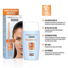 Carica l&#39;immagine nel visualizzatore di Gallery, Fotoprotector ISDIN Fusion Water SPF 50 50ml | Fotoprotettore viso per uso... - Ilgrandebazar