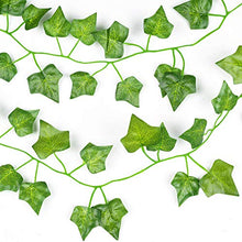Carica l&#39;immagine nel visualizzatore di Gallery, YQing 24 Pezzi Artificiale Edera Rampicante 24 Ghirlanda