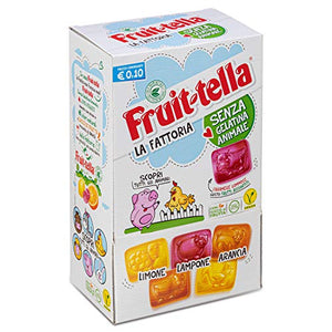 Fruittella La Fattoria Caramelle Gommose al Gusto Frutti Assortiti con Succo...