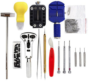 Orologio elettriche Orologiaio Strumento orologio attrezzi riparazione 147PCS - Ilgrandebazar
