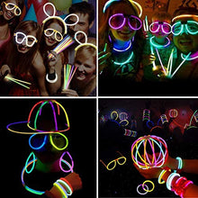 Carica l&#39;immagine nel visualizzatore di Gallery, Josechan Glow Sticks, 200 PCS 8&#39;&#39; Bagliore colorato bastoni Bulk e 200 Pcs - Ilgrandebazar
