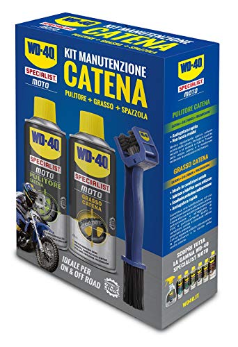 WD-40 Specialist Moto - Kit Manutenzione Catena con 1 x Pulitore Catena... - Ilgrandebazar