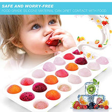 Carica l'immagine nel visualizzatore di Gallery, Aitsite Stampo Cubetti Ghiaccio 4Pcs Vassoio di con Coperchio LFGB...