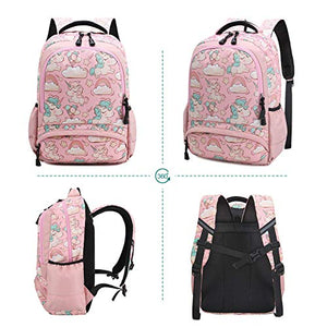 Unicorno Zaino Scuola Elementare Impermeabile Zaini Bambino Sacchetti 13rosa