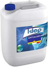Carica l'immagine nel visualizzatore di Gallery, KLEP - ANTIALGA - ANTIALGHE SANIFICANTE SCHIARENTE AZZURRANTE per Piscina E Spa No Schiuma (5 LT)