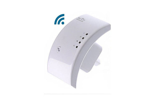 WIRELESS-N WIFI REPEATER 300 Mbps RIPETITORE AMPLIFICATORE LAN RETE WPS Bianco - Ilgrandebazar