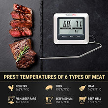 Carica l&#39;immagine nel visualizzatore di Gallery, ThermoPro TP04 Termometro Cucina Digitale con una Sonda e Modalità Timer per...