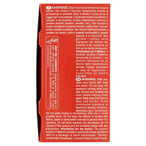 Vape Diffusore Elettrico Con Filo Contro Zanzare comuni e tigre, Durata 12 Ore, Con 10 Piastrine incluse - 180 Gr