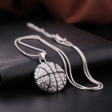 Carica l'immagine nel visualizzatore di Gallery, Lemegeton Basket Fascino Crystal Pendant Necklace Jewelry per Tifosi - Ilgrandebazar