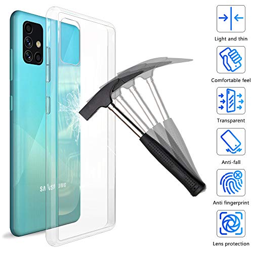 ANEWSIR Cover per Samsung Galaxy A51, Protezione Posteriore in Vetro... - Ilgrandebazar