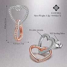 Carica l&#39;immagine nel visualizzatore di Gallery, Kami Idea Orecchini Traforati, Il Mio Destino, Cuore a Cuore, Donna - Ilgrandebazar