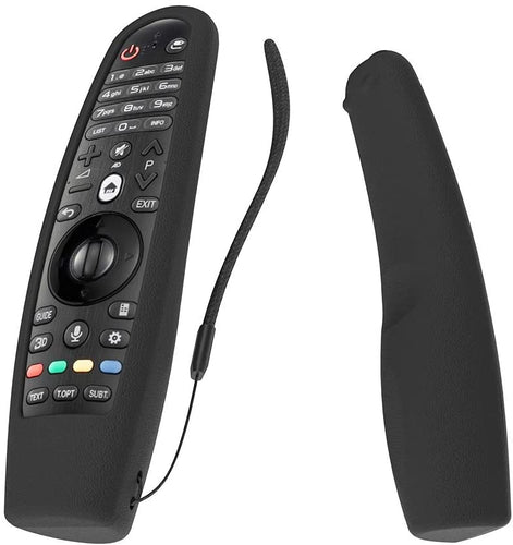 SIKAI Custodia Protettiva compatibile con LG AN-MR600 / MR650A / MR18BA / MR650 per telecomando TV Copertura a Distanza di Copertura Protettiva in Silicone per LG Smart TV Remote Controller (Nero)