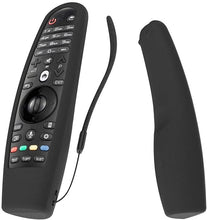 Carica l&#39;immagine nel visualizzatore di Gallery, SIKAI Custodia Protettiva compatibile con LG AN-MR600 / MR650A / MR18BA / MR650 per telecomando TV Copertura a Distanza di Copertura Protettiva in Silicone per LG Smart TV Remote Controller (Nero)