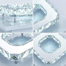 Carica l&#39;immagine nel visualizzatore di Gallery, Plafoniera Lampada cristallo lampada da soffitto acciaio inossidabile LED...