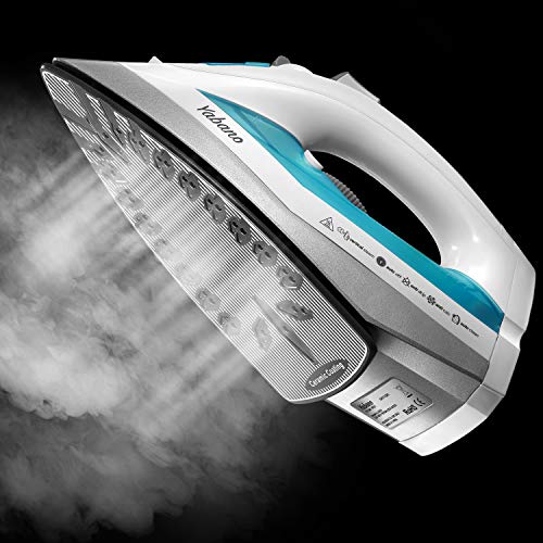 Yabano Ferro da Stiro 2400W, a Vapore 310g, Piastra Nanoceramica,...