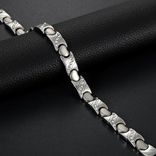 Carica l&#39;immagine nel visualizzatore di Gallery, OIDEA Bracciale Braccialetto da Donna in Acciaio Inox Cuore Mosaico Zircone... - Ilgrandebazar